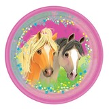Amscan Borden jolie poney 23cm | 8 pièces Amscan Borden jolie poney 23cm | 8 pièces