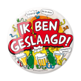 Paper Dreams Button I passed XL 10cm | per Unit