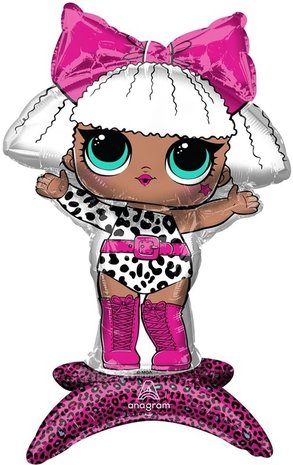Anagram Foiler Ballon Lol Surprise Diva Sitter | 40x58cm