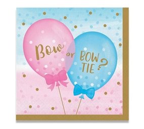 Creative Converting Gender Reveal Servetten 33 x 33cm | 16 stuks Creative Converting Gender Reveal Servetten 33 x 33cm | 16 stuks