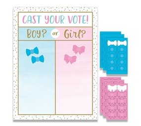 Jeu de voix Gender révéler 46 x 61 cm Jeu de voix Gender révéler 46 x 61 cm