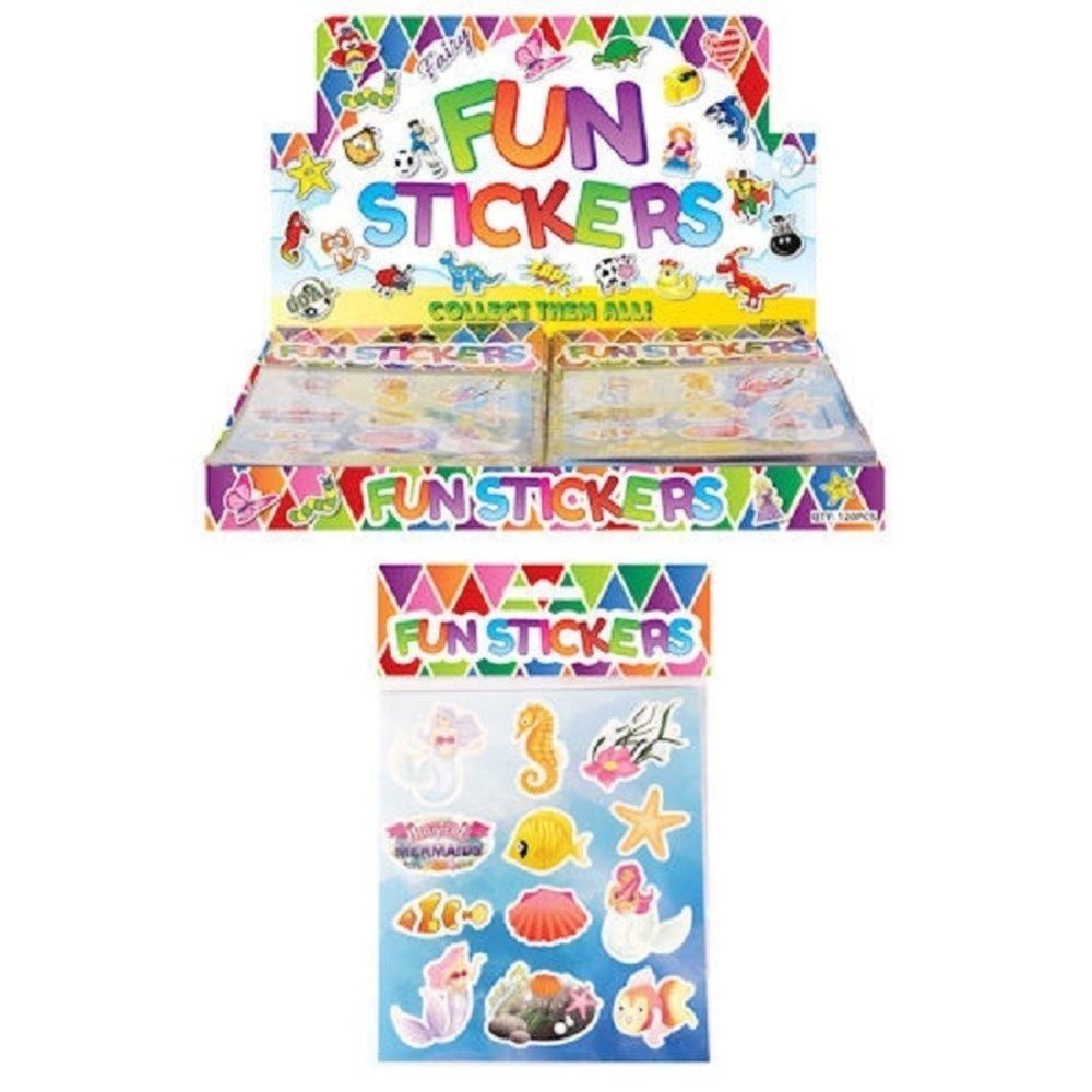 Zeemeermin fun stickers | per doos met 120 vel Zeemeermin fun stickers | per doos met 120 vel