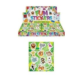 Henbrandt Jungle Animals Fun Stickers | box with 120 sheets