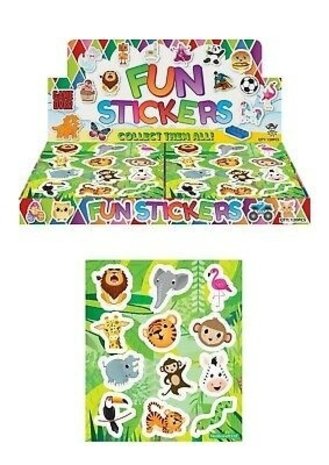 Henbrandt Jungle Animals Fun Stickers | box with 120 sheets