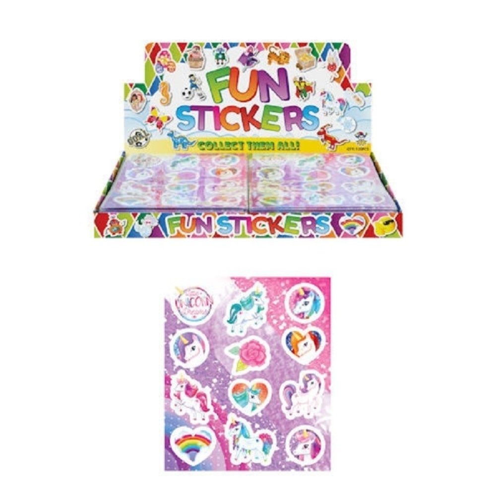 Henbrandt Autocollants amusants Licorne | par boîte avec 120 feuilles Henbrandt Autocollants amusants Licorne | par boîte avec 120 feuilles