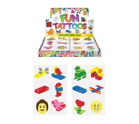 Henbrandt Lego Tattoo | Box mit 96 Blättern Henbrandt Lego Tattoo | Box mit 96 Blättern