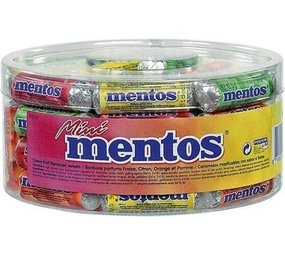 Mini -Mentos Fruchtgeschmack Süßigkeit | pro Silo von 48 Teilen Mini -Mentos Fruchtgeschmack Süßigkeit | pro Silo von 48 Teilen