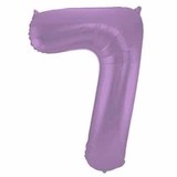 Folat Folie Balloon Number 7 Matt Purple Metallic | 86cm Folat Folie Balloon Number 7 Matt Purple Metallic | 86cm