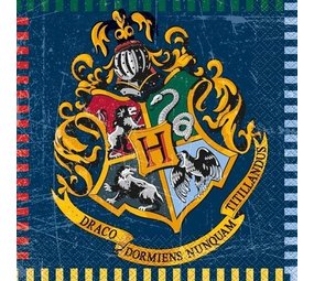 Unique Party Harry Potter Napkins 33x33cm | 16 pieces Unique Party Harry Potter Napkins 33x33cm | 16 pieces
