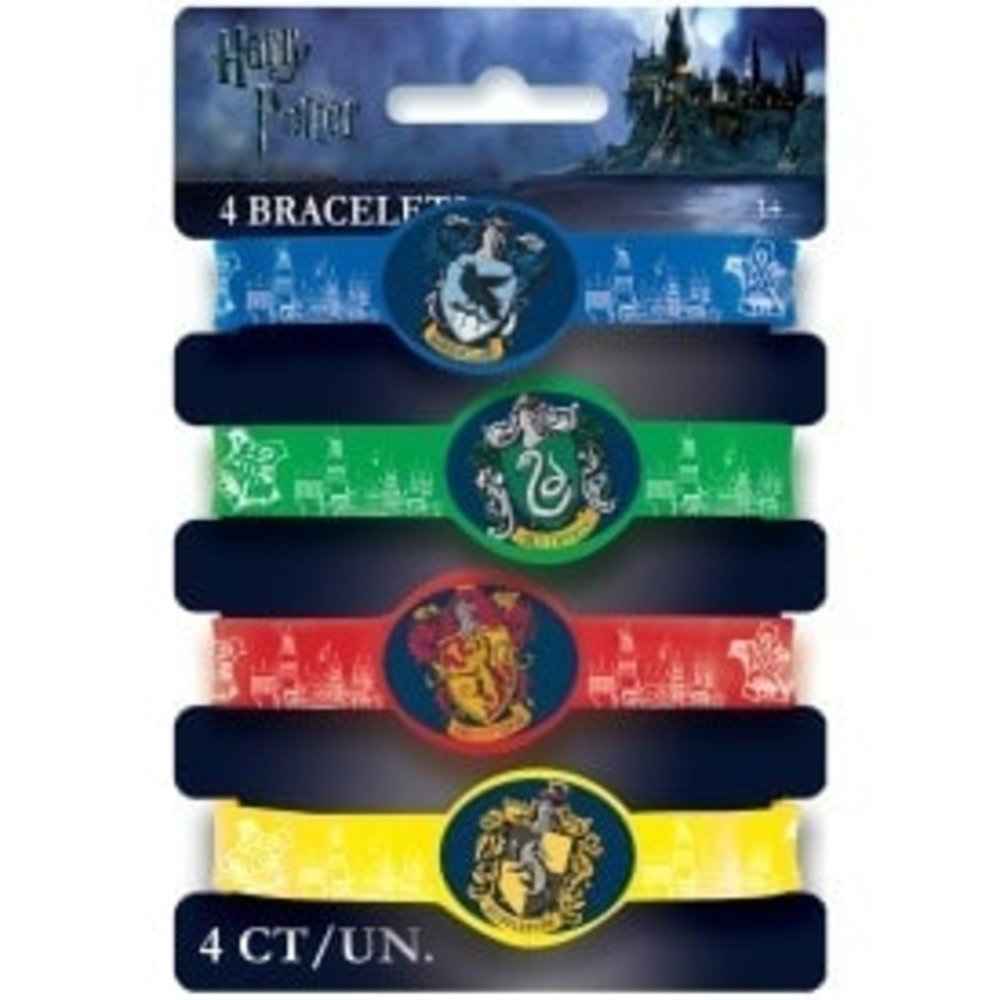 Unique Party Bracelets Harry Potter | 4 pièces Unique Party Bracelets Harry Potter | 4 pièces