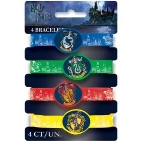 Unique Party Bracelets Harry Potter | 4 pièces Unique Party Bracelets Harry Potter | 4 pièces