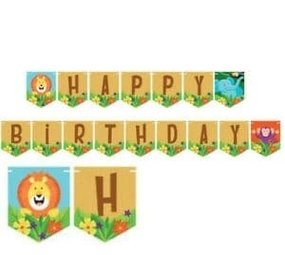 Creative Converting Letterlinger Jungle Safari Happy Birthday | 167cmx15cm