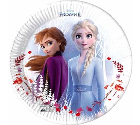 Procos Party Frozen 2 Plates White 23cm | 8 pieces Procos Party Frozen 2 Plates White 23cm | 8 pieces