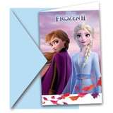 Procos Party Frozen 2 Uitnodigingen | 6 stuks