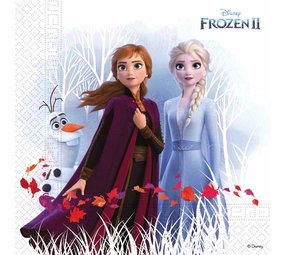 Procos Party Frozen 2 Napkins White 33x33cm | 20 pieces Procos Party Frozen 2 Napkins White 33x33cm | 20 pieces