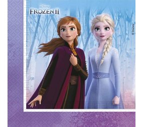 Procos Party Frozen Servetten Forest Spirit 33x33cm | 16 stuks Procos Party Frozen Servetten Forest Spirit 33x33cm | 16 stuks