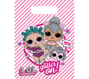 Globos Nordic Sacs de traitement des sacs Lol Surprise Glitterati Plastic | 6 morceaux Globos Nordic Sacs de traitement des sacs Lol Surprise Glitterati Plastic | 6 morceaux