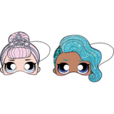 Procos Party Maskers LOL Surprise Glitterati | 6 stuks Procos Party Maskers LOL Surprise Glitterati | 6 stuks