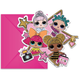 Invitations Lol Surprise Glitterati | 6 pieces
