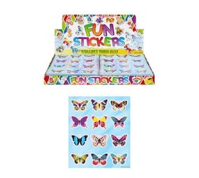 Fun Stickers Butterflies | per box with 120 sheets Fun Stickers Butterflies | per box with 120 sheets