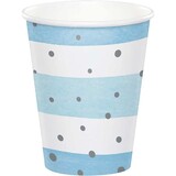 Creative Converting Cups Babyshower Blue and White 266ml | 8 pieces Creative Converting Cups Babyshower Blue and White 266ml | 8 pieces