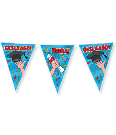 Paper Dreams Slinger Hoera Geslaagd Cartoon | 10mtr