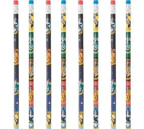 Unique Party Harry Potter Handing pencils with Gummetje | 8 pieces Unique Party Harry Potter Handing pencils with Gummetje | 8 pieces