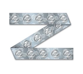Sales ribbon for 25 years married traffic sign | 12 meters