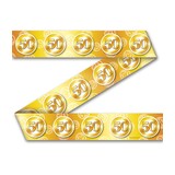 Sales ribbon 50 years married traffic sign | 12 meters Sales ribbon 50 years married traffic sign | 12 meters