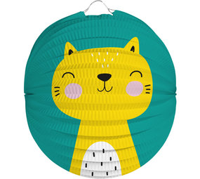 Folat Bol lampion Kat 22cm | per stuk Folat Bol lampion Kat 22cm | per stuk