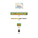 Henbrandt Jungle schrijfset 5-delig | per stuk Henbrandt Jungle schrijfset 5-delig | per stuk