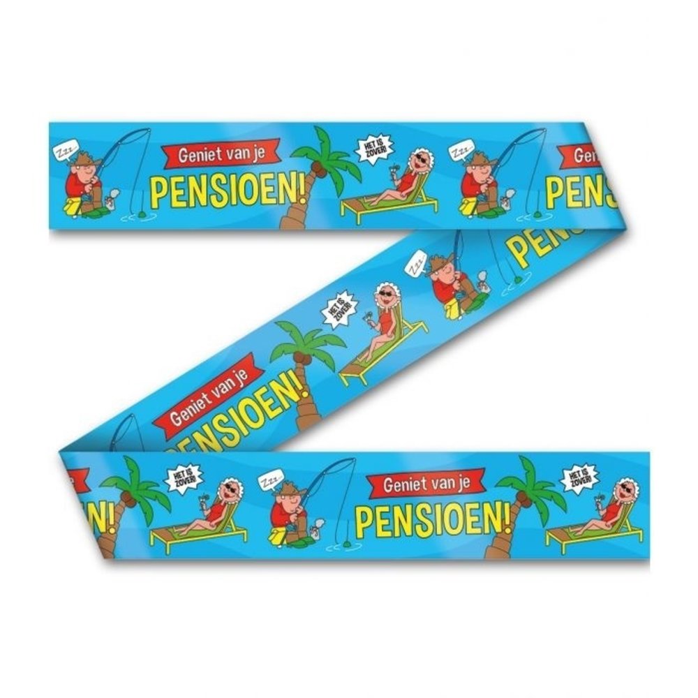 Afzetlint pensioen | 12mtr Afzetlint pensioen | 12mtr