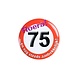 Paperdreams Button Klein 75 Jahre Verkehrszeichen | pro Einheit Paperdreams Button Klein 75 Jahre Verkehrszeichen | pro Einheit