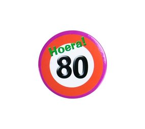 Paper Dreams Button Klein 80 years of traffic sign | per Unit