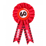 Paper Dreams Rozet 60 jaar Verkeersbord | per stuk Paper Dreams Rozet 60 jaar Verkeersbord | per stuk