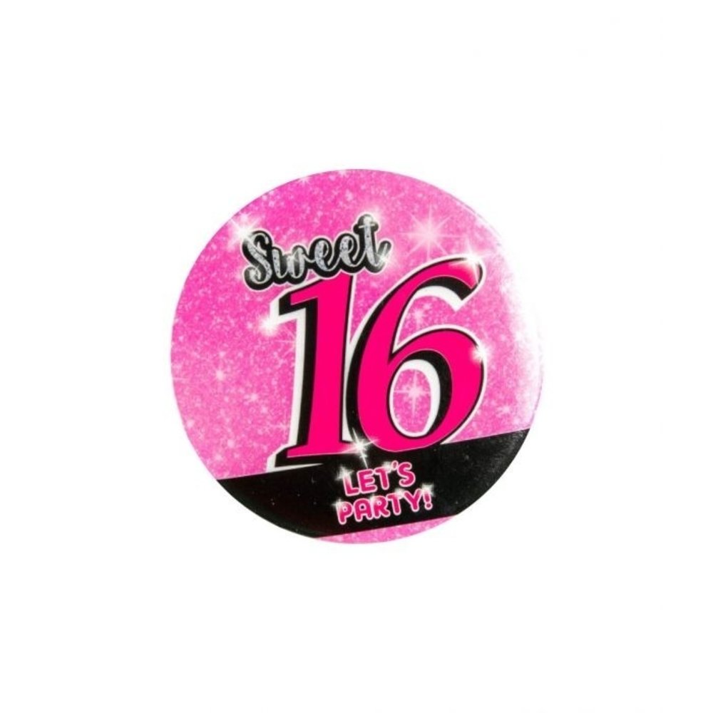 Paper Dreams Button klein Sweet 16 | per stuk