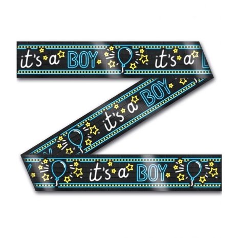Spring ribbon it's a boy neon | 12mtr Spring ribbon it's a boy neon | 12mtr