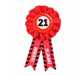 Paper Dreams Rosette 21 ans Signe de la circulation | par unité