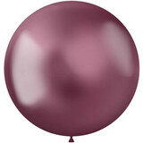 Folat Ballon intens roze metallic XL 48cm | 5 stuks