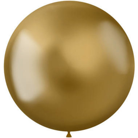 Ballon intens goud metallic XL 48cm | 5 stuks