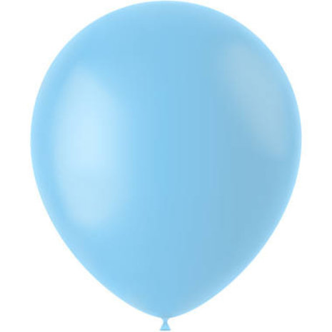 Folat Poeder blauwe ballonnen 33 cm | 10 stuks
