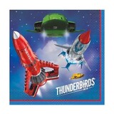Nappins Thunderbirds 33x33cm | 16 pièces