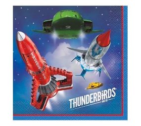 Nappins Thunderbirds 33x33cm | 16 pièces Nappins Thunderbirds 33x33cm | 16 pièces