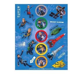 Sticker sheets Thunderbirds | 4 sheets 80 stickers Sticker sheets Thunderbirds | 4 sheets 80 stickers