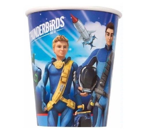 Cups Thunderbirds 270 ml | 8 Stücke Cups Thunderbirds 270 ml | 8 Stücke
