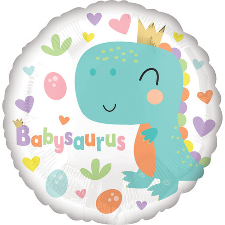 Amscan Helium Ballon Babysaurus | 43 cm Amscan Helium Ballon Babysaurus | 43 cm