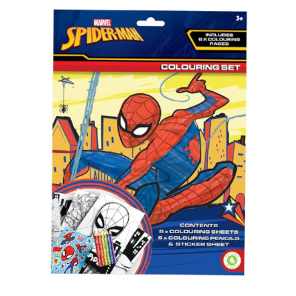 Spiderman Color Set | 15-piece Spiderman Color Set | 15-piece