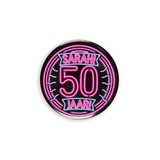 Paper Dreams Button 50 years Sarah Neon | per Unit Paper Dreams Button 50 years Sarah Neon | per Unit