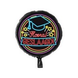 Helium ballon Hoera Geslaagd Neon | 45cm Helium ballon Hoera Geslaagd Neon | 45cm