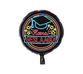 Heliumballon Hurra erfolgreiches Neon | 45 cm Heliumballon Hurra erfolgreiches Neon | 45 cm